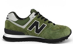 New Balance 574 classic green мужские зеленые